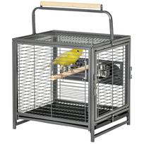 Parrot Cage Travel Carry Pet Bird Cage With Metal Handle