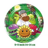 Game Plants vs. Zombies Birthday Decoration Tableware Kit Happy Birthday Banner Balloons Party Favor Gifts Baby Shower Supplies yellow