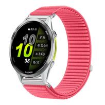 18mm 20mm 22mm Nylon Loop Strap For Garmin Forerunner 970 570 Venu 4 45mm 41mm Venu 3 Wave Wristband Garmin Active 6 Accessories 3 Green pink