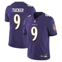 Baltimore Ravens 9 Tucker Football Jersey Men S-3XL Men's 3rd Gen Purple In Stock blue