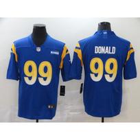Los Angeles Rams NFL Football Jersey Short Sleeve Team Apparel Embroidered Official Style Men Blue 99