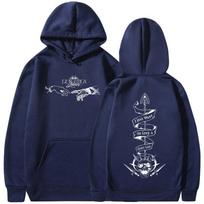 Anime Jojo keisti nuotykiai Hoodies Killer Queen Manga Grafinis su gobtuvu megztinis vyrams moterims kasdienis ilgomis rankovėmis vilnos megztiniai M tamsiai mėlyna spalva