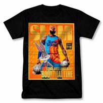 Slam LeBron James Space Jam Gold Graphic T Shirt Vantage Basketball Fan Tee 4XL orange