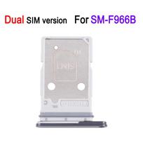 Fold7 SIM Card Tray For Samsung Galaxy Z Fold 7 SM-F966B EU Dual SIM Version / SM-F966U US Single SIM Version Dual SIM (Black)
