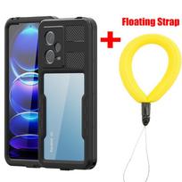 IP68 Waterproof Case For REDMI Note 12 13 Pro 5G Shock Drop proof Diving Swim Rock Climb Outdoor Sport Full Sealed Cover Xiaomi 5 Black black