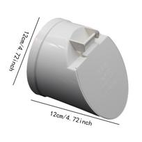 Atgalinio srauto stabdiklis PVC drenažiniams vamzdžiams, grindų sifonams, kvapų, Atsarginė dalis, Savaime užsidarantis, Pagamintas Diameter 110mm