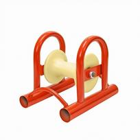 Cable Laying Pulley Stable Guide Roller Smooth for Work Site, Electricians beige