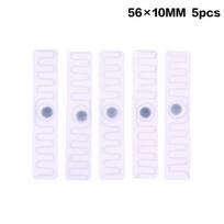 5Pcs Rfid Uhf Tags Stickers Heat Resistant Washable Laundry Tag Cloth Industrial Laundry Manage Rfid Sticker Adhesive 56×10MM white