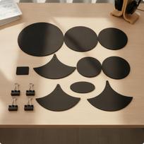 14 Pieces Drum Silencing Pad Kit Snap-on Mute Set Low-Noise beige