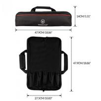 bag Carryinginging Case Case, Cutlery Carrier Carry for Travel Home Kitchen BBQ Picnic raudona