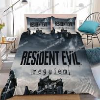 Game R-Resident Evil R-Requiem Duvet Cover Set Home Style Bedding Soft Laundry Cotton Bed Student Dormitory Gift 70x133cm 2pcs black