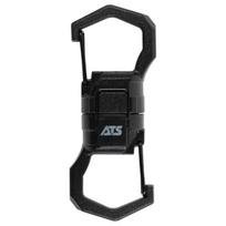 BIGMAN Magnet Releaser Lite Black ATS-61 Carabiner Keychain with Safety Lock