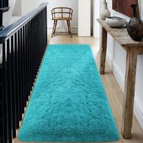 Super Soft Plush Bedroom Bedside Rug Fluffy Hallway Runner Floor Mat Home Decor Area Carpet 60x160cm 24x63inch