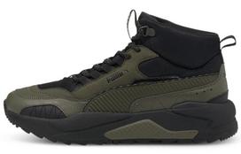 PUMA X Ray 2 Square Mid Wtr Running Shoes Unisex Green/Black 36 black