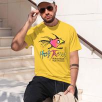 Hot Tuna 2026 New Model Unisexs Shortsleeve Crewneck Tshirt Classic Casual Multiple Colors And Sizes For Daily Wear Allday Comf 3XL yellow