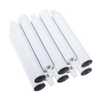 10x Empty Aluminum Tubes 100ml Toothpaste Reliable Refillable Multifunctional Travel Packing