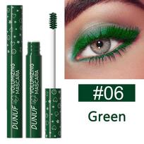 Purple Green Eyelashes Mascara Christmas Stage Makeup Colored Mascara Cream Blue White Lasting Waterproof Curling Eyelashes