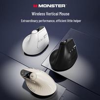 Monster M2 MAX Ergonomic Vertical Wireless Bluetooth Mouse