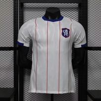 2026 2027 Chelsea Away Football Jersey, Men Summer 3D Print Vintage Sports Football T-shirt, Breathable Quick Drying Clothing L
