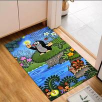 1PC Little Mole Carpet Floor mat, Anti-slip mat Chair rug For livingroom,Bedroom, doormat home decor Gift Christmas Gifts 40cmx60cm