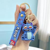 Kpop Demonų medžiotojas Gimtadienio vakarėlio dovanėlės Dovanos Raktų pakabukai Kpop Anime gerbėjams Kuprinės pakabukai Raktų pakabukas Naujieji metai 2026 Kalėdinės dovanos 1Pcs beige