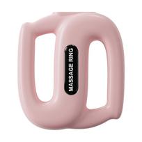 Multifunctional Fascia Massage Ring Vibration Muscle Handheld Massager  Fitness rožinė
