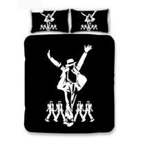 Michael Jackson 3D NEW Duvet Cover Pillowcase Bedding Set Adult Boy Girl Bedroom Decoration Children Single Double Large 70x133cm 2pcs