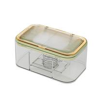 Large Capacity Wet Wipes Box with Spring Plate Wall Mounted Mask Storage Box Tissue Box  for Home auksas/žalia