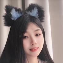 Katės Ausų Lankelis Mielas Plaukų Aksesuaras Cosplay Šaliai Kasdienis Dėvėjimas Black Blue gray