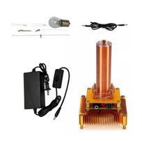 DC8-32V Music Tesla Coil Acrylic Base Shell Arc Plasma Loud speaker Transmission Experiment Desktop Toy Tesla Coil Module