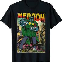 MF DOOM rapper T-shirt Black short sleeve Unisex All Sizes X960 3XL blue