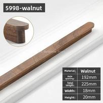 Long Wardrobe Pull Nordic Natural Wooden Furniture Handle Cabinets Kitchen Pulls Handles Cabinets and Drawers Dresser Knobs 1Pcs