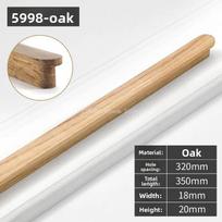 Long Wardrobe Pull Nordic Natural Wooden Furniture Handle Cabinets Kitchen Pulls Handles Cabinets and Drawers Dresser Knobs 1Pcs