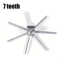 Even Slice Pastry Divider Stainless Steel Pizza Pie Marker 6 7 8 Teeth Options Baking Gadget for Home Kitchen Dessert Cutting white