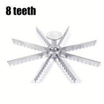 Even Slice Pastry Divider Stainless Steel Pizza Pie Marker 6 7 8 Teeth Options Baking Gadget for Home Kitchen Dessert Cutting