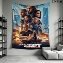 Speed Fast Furious Tapestry Background Cloth Wallmounted Soft Work Of Art Home Decor 180cm x 230cm