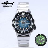 Heimdallr Sharkey Monster V2 Men's Diver Watch 316L Stainless Steel Japan NH36A Movement 200M Waterproof Men Mechanical Watches gray