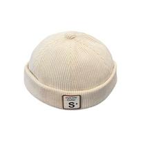 Vintage Brimless Hat Adjustable Warm Hat Fashion Docker Hat  Winter balta