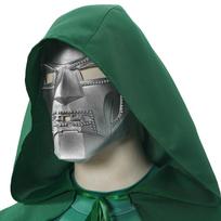 Daktaro Doom žalios spalvos su gobtuvu apsiausto Cosplay, Fantastiškojo ketverto Helovino scenos apranga one size
