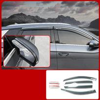 PO7 For BYD Sealion 5 DM-i 2025-2026 Stainless Steel Rain and Sun Shield Window Rain Shield with Rain Strip Panel Auto Supplies