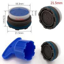 16,5/18,5/19/21,5/22/24 MM Maišytuvo aeratorius su išėmimo raktu Vandens taupymo čiaupo dalis Įmontuotas burbuliatorius filtras Virtuvės praustuvo jungiamoji dalis