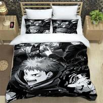 3D Anime Jujutsu Kaisen Satoru Gojo Bedding Set Duvet Cover Full Queen King Size Pillowcase Bed Printed Set Aldult Kid Bedroom 70x133cm 2pcs