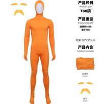 Lorax Cosplay Costume Orange Jumpsuit Halloween Roleplay Bodysuit Set Kids 14