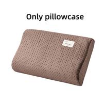 High-Grade 50*30cm Cotton Pillowcase Memory Foam Soft Pillow Protector Cover Pure Color Pillowslip Home Bedding Set