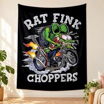 Rat Fink Gobelenas aukštos kokybės svetainės miegamojo bendrabučio sienoms dekoruoti idealiai tinka kaip miegamojo sienų dekoras arba šventinė dovana 100cmx150cm