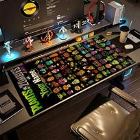 Plants Vs. Zombies Customize Your Name Mouse Pad Gamer Mousepad Ultra-Long Desk Mat Non-Slip Rubber Bottom Perfect Gift for Gamers 30cmx60cm