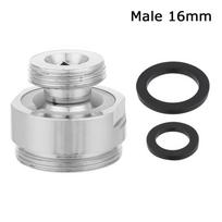 Maišytuvo jungiamosios detalės 360 laipsnių reguliuojamas pasukamas aeratoriaus adapteris čiaupų aeratoriaus jungtis maišytuvo adapteris Male 16mm