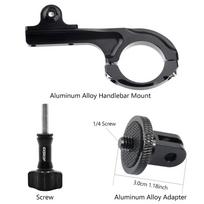 Aluminum Alloy Bicycle Handlebar Mount for GoPro Hero 13 12 11 10 9 8 7 SJCAM AKASO Insta360 DJI Action Camera Cycling POV Vlog