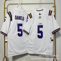 LSU Tigers NCAA College Football Practice Jersey Mens Cotton Sportswear Rugby Fan Wear Fall XXXL white