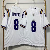 LSU Tigers NCAA College Football Practice Jersey Mens Cotton Sportswear Rugby Fan Wear Fall XXXL